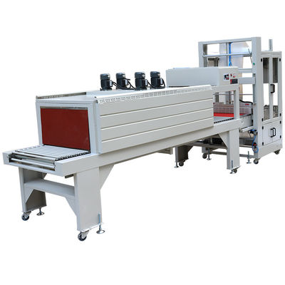 Imballaggio in plastica Macchina di confezionamento completamente automatica per bottiglie barattoli lattine e cartoni 180 KG