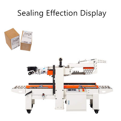 Tavola di lavoro 600-700 mm Flap Folding Carton Sealing Machine con velocità di sigillamento di 28m/min