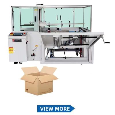 Imballaggio di carta scatole di cartone completamente automatiche flaps erettore pieghevole robot palettizzatore PLC