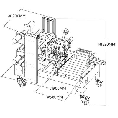 Palletizzatore robotico a propulsione pneumatica completamente automatico per soluzioni di imballaggio per abbigliamento