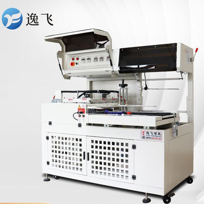 Materiale di imballaggio POF L-Bar Sealer e tunnel termico con funzionalità automatica