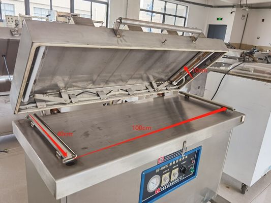 Macchine di sigillamento a vuoto automatiche Dz400 per imballaggio alimentare