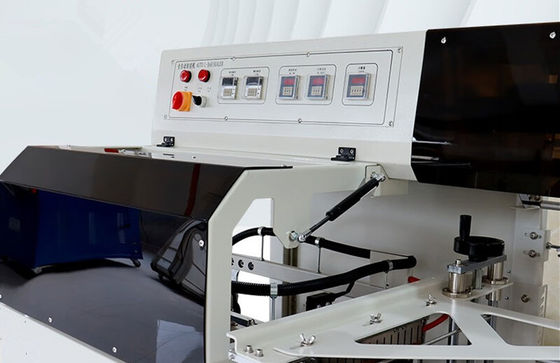 Materiale di imballaggio POF L-Bar Sealer e tunnel termico con funzionalità automatica