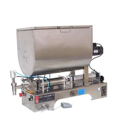 1100*480*800 mm Macchina di riempimento pneumatica orizzontale per salsa in acciaio inossidabile 304