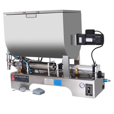 1100*480*800 mm Macchina di riempimento pneumatica orizzontale per salsa in acciaio inossidabile 304