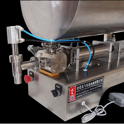1100*480*800 mm Macchina di riempimento pneumatica orizzontale per salsa in acciaio inossidabile 304