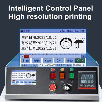 Chemical PM-1800 Automatic Continuous Band Plastic Bag Ink Coding Sealing Machine con stampante di scadenza