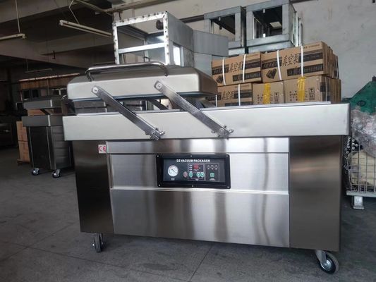 Segulatore a vuoto a doppia camera semiautomatico commerciale DZ 400 per strisce di sigillamento 4Pcs
