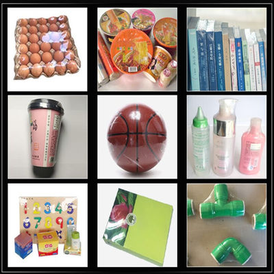 Motore elettrico automatico PE POF PVC pellicola di plastica laterale di sigillamento e taglio macchina con macchina di imballaggio termico