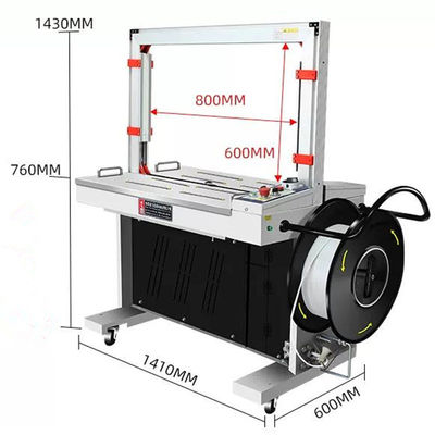 400W/3A macchina automatica di legatura a fascio durevole per cartoni e scatole di legatura in PP