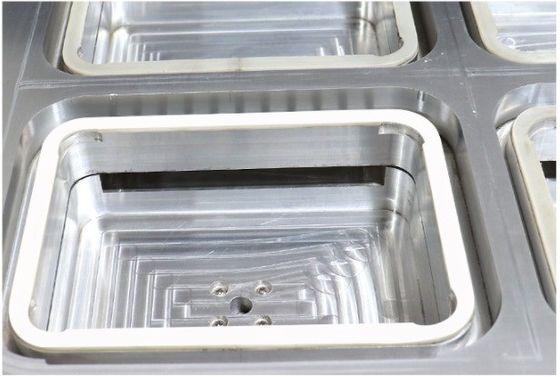 Macchine per imballaggio a vuoto di materiali di imballaggio in plastica per sigillamento dei vassoi in atmosfera modificata