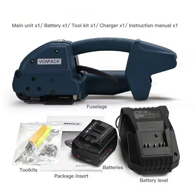 Macchina di avvolgimento automatico di cinghia elettrica per cinture di plastica in PET PP da 10 a 16 mm