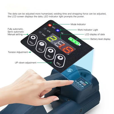 Macchina di avvolgimento automatico di cinghia elettrica per cinture di plastica in PET PP da 10 a 16 mm