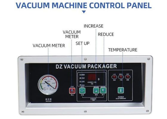 DZ-400 Commercial Double Flat Chamber Vacuum Packing Sealer per negozi di materiali da costruzione