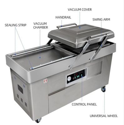 2Pcs Camera DZ-400 sigillante a vuoto per carne pollo pesce pesce pesce imballaggio in mattoni di riso