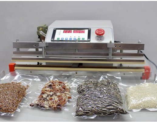 500 Capacità Macchina di imballaggio a vuoto per scarico d'aria esterna per le esigenze del cliente