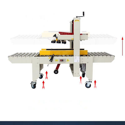 Semi-auto adesivo nastro sealer scatola cartone sigillamento e cintura macchina con disegno