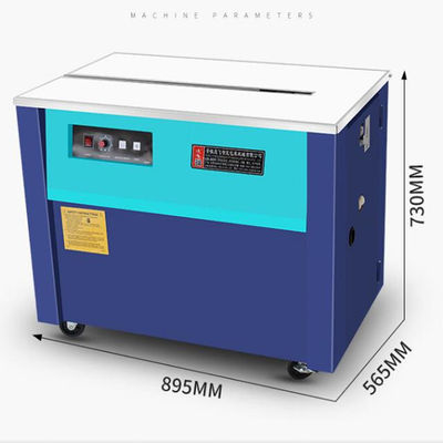 Imballaggio carta semiautomatico Tavolo alto basso PP Poly Strapping Machine Con certificato CE
