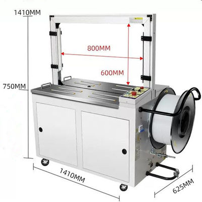 101A Macchina di rilegatura di cartone per cinture da 9-15 mm ad alta scrivania completamente automatica