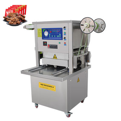 Sealer per vassoi alimentari a vuoto azionato elettricamente e certificato CE per la conservazione di alimenti e bevande