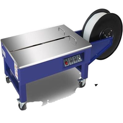 Macchina di imballaggio per cinture di legame a strisce di PP per scrivania elettrica semi-automobile Capacità 60 KG