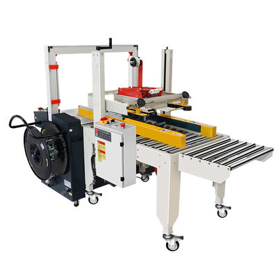 200W Automatica cartone ondulato scatole linea di imballaggio con cartone e nastri