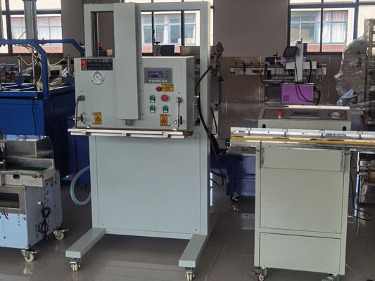 Macchina di imballaggio a vuoto a forma di mattoni da 20 kg con barra di sigillamento elevante per lettiera da gatti 700B