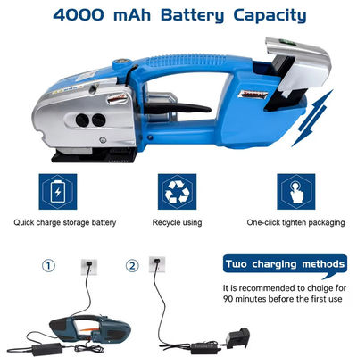 Strumenti elettrici per il facile e rapido funzionamento delle macchine per il rilegamento di plastica in PET e PP