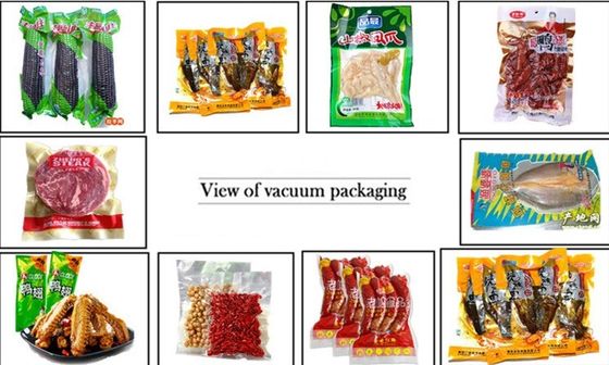 Sigillato a vuoto a doppia camera per mangimi per animali Cioccolato sottaceti Pane di agnello