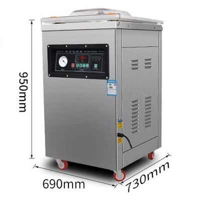 Macchine semiautomatiche a doppia camera per imballaggio a vuoto di mozzarella margarina per sacchi