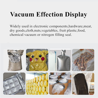 Macchina per imballaggio a vuoto alimentare con ugello di tipo verticale di 900 mm e 1 striscia di sigillamento PCS