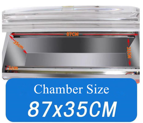 Macchina di imballaggio a vuoto per mattoni di riso in acciaio inossidabile con facile funzionamento