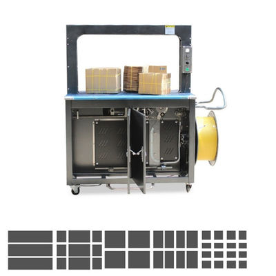 Macchina di rilegatura di cartone in PP semiautomatica automatica con cintura modello regolare da 5 mm