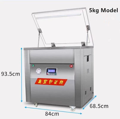 Macchina di imballaggio a vuoto automatico a doppio lato per 5 kg/10 kg di riso