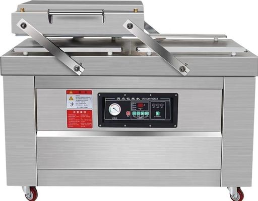 220V/50HZ macchina di sigillamento a vuoto verticale a doppia camera per imballaggi alimentari commerciali