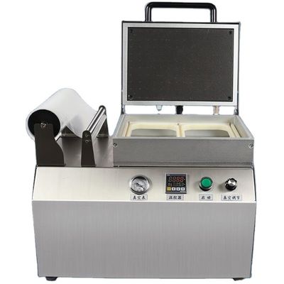 10 m3/h Pump rate Tabletop Automatic Thermoforming Vacuum Machine per sigillamento dei vassoi alimentari