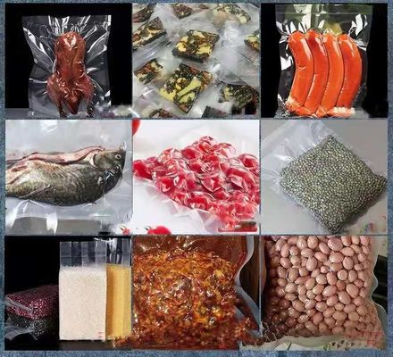Macchina di imballaggio a vuoto a doppia camera piatta di tipo grande per negozi di alimenti e potenza del motore da 900W