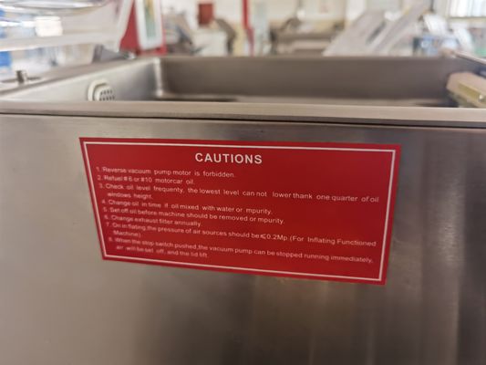 44 KG Macchine di sigillamento alimentare a vuoto a tavolo a barre singole per uso domestico per piccole imprese