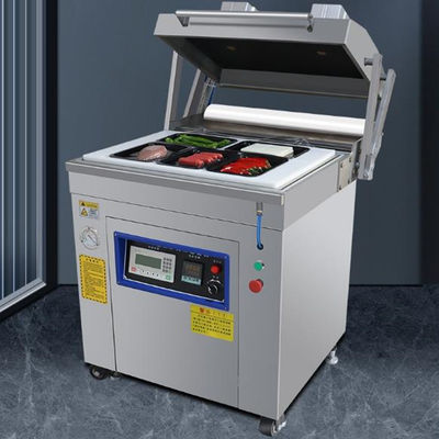 Macchina di imballaggio automatico a vuoto per la pelle di carne per sigillante del vassoio alimentare 830*750*91050mm