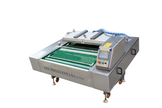 Dimensione massima del pacchetto 1000*420*9mm Macchina di sigillamento automatico a vuoto per carne, pesce e pollo