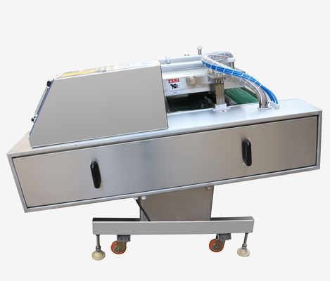 Macchina di sigillamento a vuoto con cintura trasportatrice per prodotti tessili e imballaggi alimentari con larghezza di sigillamento di 10 mm