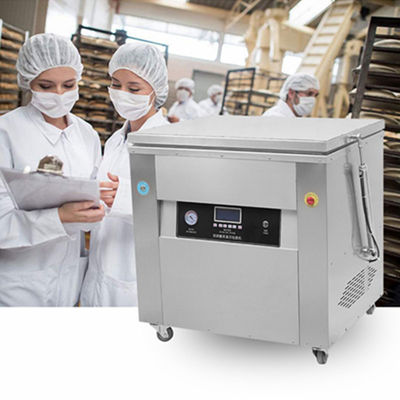 Macchina di sigillamento a vuoto a doppio lato per riso industriale 84x69x94cm