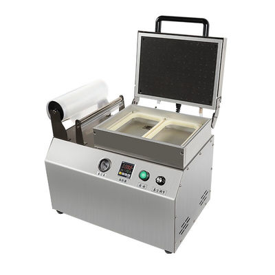 220V/50HZ 110V/50HZ sigillante per vassoi alimentari di piccole dimensioni per imballaggi a pellicola sotto vuoto