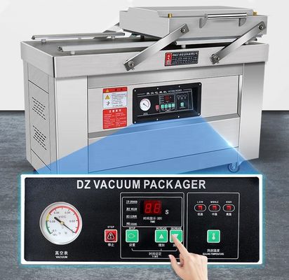DZ-400/2S-P Doppia camera macchina di imballaggio a vuoto a controllo LCD sigillante a vuoto