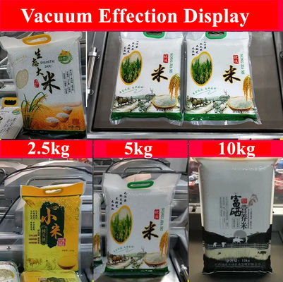 5 kg/10 kg sacchetto di plastica sigillatore macchina di imballaggio del riso alimenti cereali fagioli macchina di sigillatore a vuoto