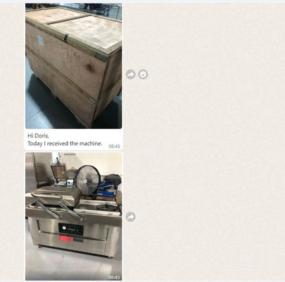 DZ600 sigillatore a vuoto a doppia camera commerciale per l'imballaggio di farine in polvere, zuccheri e semi