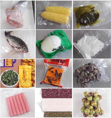 2pc di sigillatura a striscia di vuoto sigillatore per alimenti noci carne bovina snack formaggio camera in acciaio inossidabile