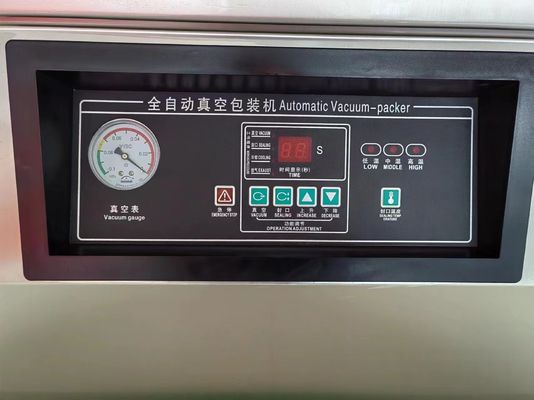 Semi-automatico sigillante commerciale a vuoto a doppia camera per imballaggi in plastica