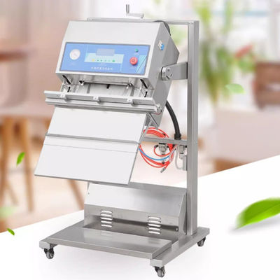 Macchina di sigillamento a vuoto alimentare con progettazione pneumatica verticale Larghezza di sigillamento 10 mm 85 KG