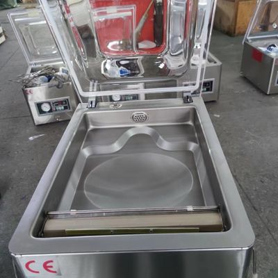 Conveniente macchina di imballaggio a vuoto da tavolo per pollo carne alimenti formaggio datteri verdure